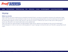 Tablet Screenshot of profklusser.nl